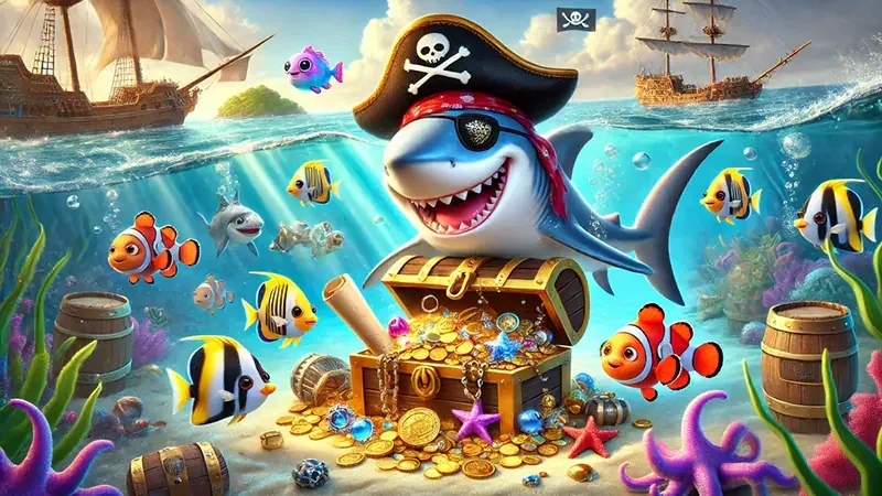 Tampilan permainan tembak ikan sebagai salah satu kategori di lobi DUOGAMING