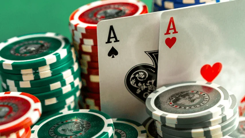 Tampilan suasana permainan meja kasino DUOGAMING